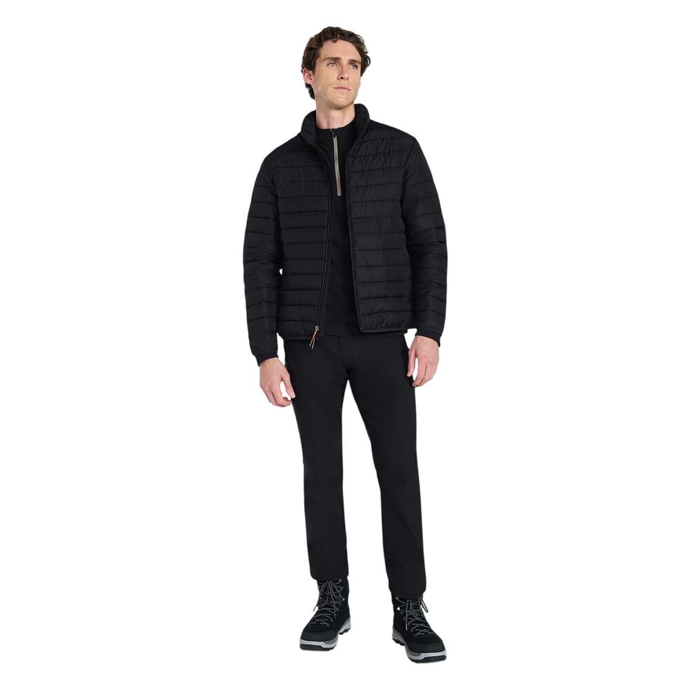 Ozark Trail Men's L Black Full Zip Puffer Jacket Winter Outdoor Gorpcore HR9-26